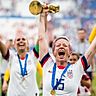 Gewann 2019 das WM-Finale in Lyon und nun den Kampf für Lohngleichheit im US-Fußball: Megan Rapinoe.