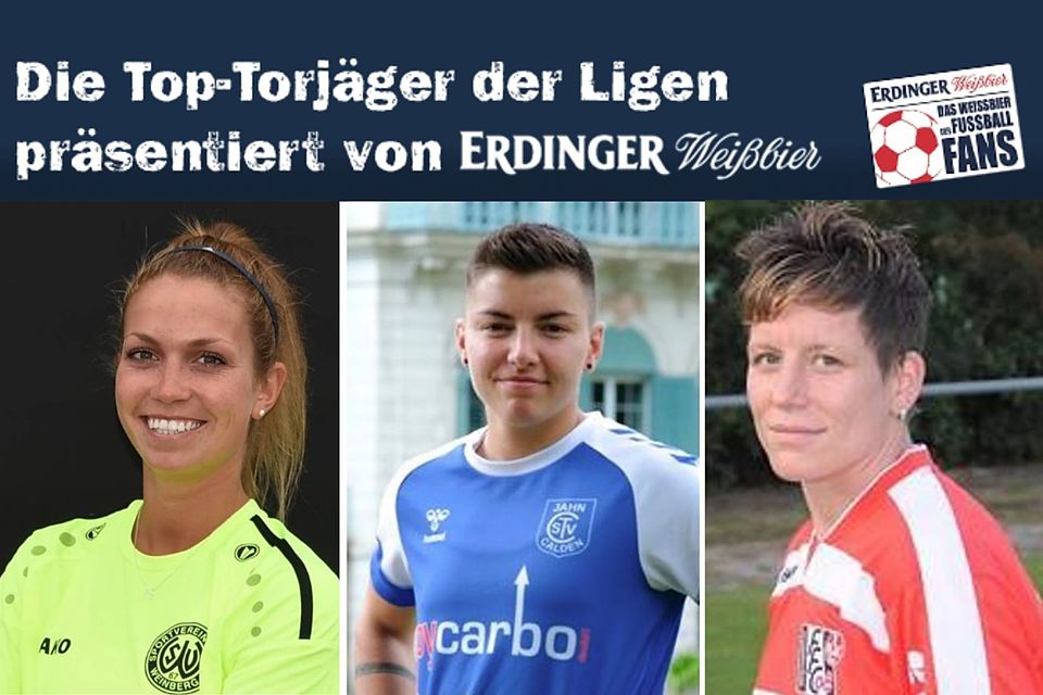 Die Top-Torjäger der Regionalliga: Hildebrandt (M.), Haberäcker (l.) und Arcangioli (r.).