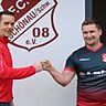 "Gutes Verhältnis": FCS-Coach Christian Lais (links) trainierte Lukas Walleser bereits in der Jugend. | Foto: FC Schönau