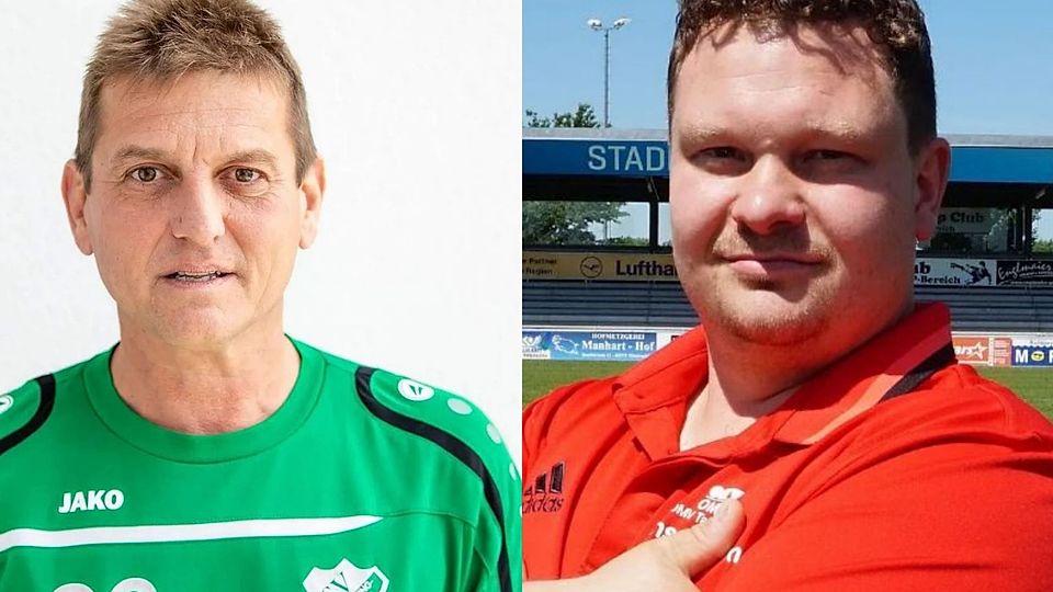 Werner Diemaier (li.) positioniert sich klar gegen einen Saisonabbruch, Robert Kühnel sieht die Probleme durch einen Abbruch nicht gelöst.