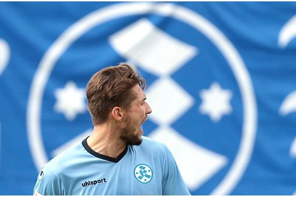 Erzielte beim 4:1-Erfolg bei Eintracht Trier seine Saisontore sechs und sieben: Kickers-Torjäger Mijo Tunjic Pressefoto Baumann
