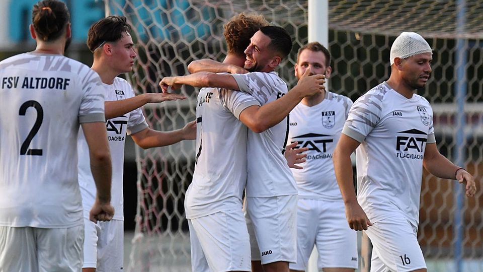  Im Hinrundenderby gegen den FV Ettenheim hatte der FSV Altdorf noch Grund zum Jubeln. Derzeit sind die Altdorfer aber auf der Suche nach ihrer Form. | Foto: Wolfgang Künstle	