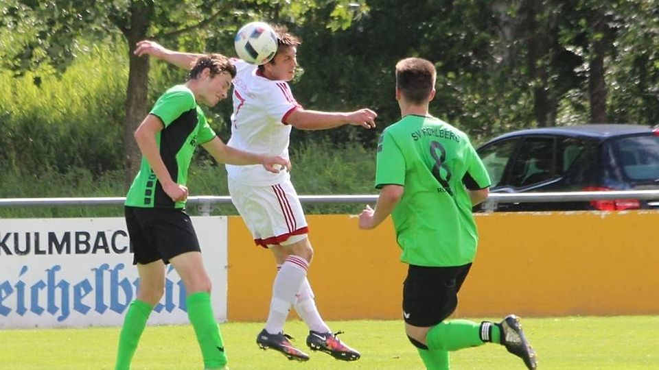 2017 stand man sich in der Kreisklasse West gegenüber (unser Bild), am Sonntag nun kämpfen der SV Kohlberg (in Grün-Schwarz) und der SC Eschenbach (in Weiß) um wichtige Punkte im Abstiegskampf in der Kreisliga Nord.