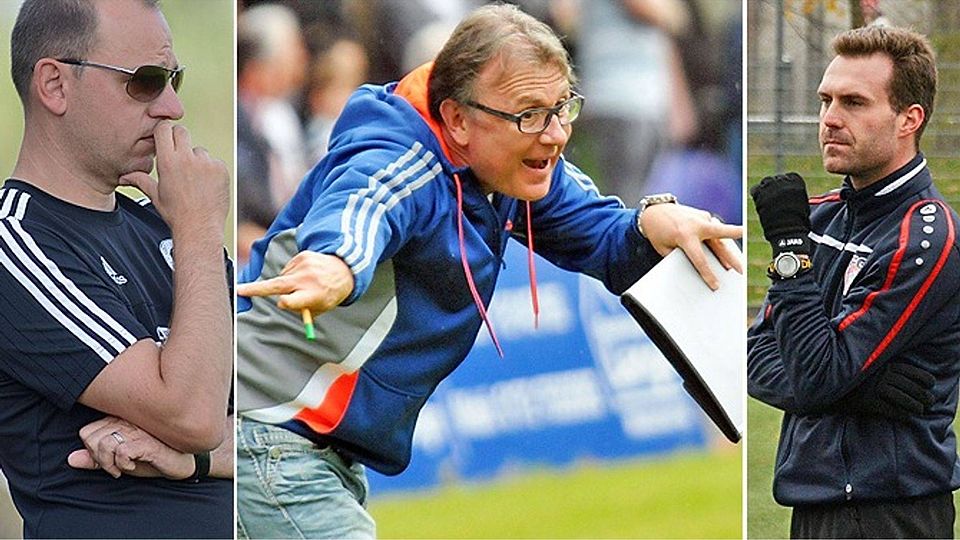 Thomas Luichtl, Helmut „Bobby“ Riedl und Florian Egger (von links) stehen unmittelbar vor dem Saisonstart.  Fotos: Diekamp, Brugger, Radloff