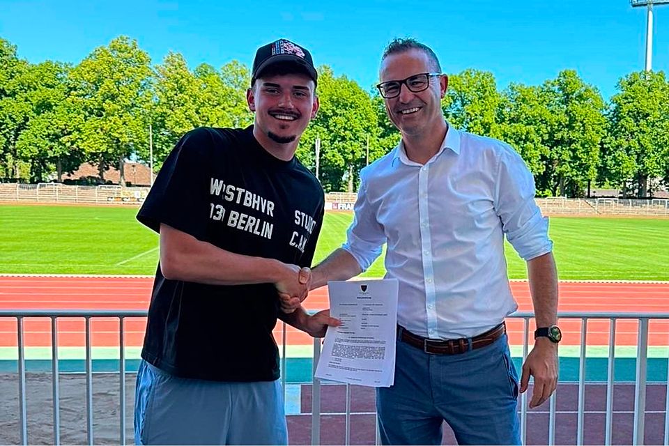 Jan Mottl (links) gehört kommende Saison dem Torwartteam des 1. FC Schweinfurt 05 an.