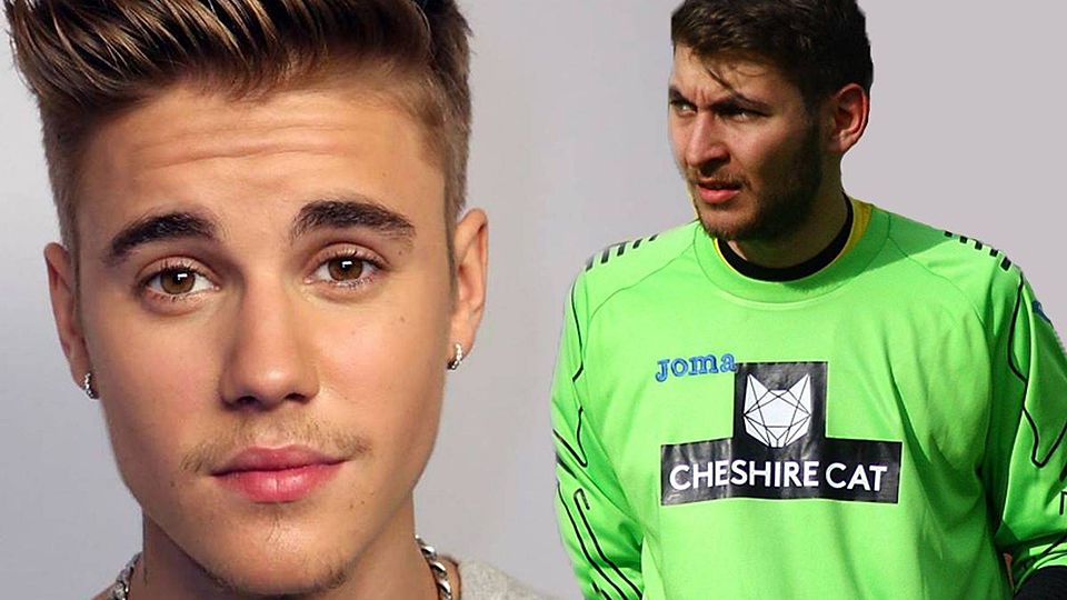 Für "Justin Bieber (l.), was pfeifst du denn da?!" gab es glatt Rot für Concordia-Keeper Özkan Akdogan (r.)