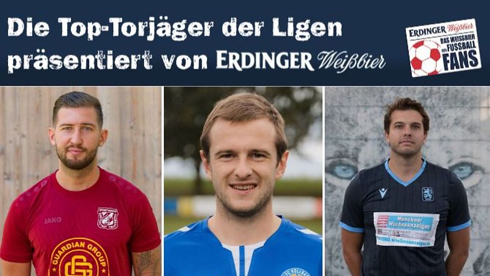 Regiert (Mitte) führt seit Wochen die Torjäger-Liste an. Martinovic (links) ist erstmal auf das Stockerl geklettert – Freiberger (rechts) ist nun Dritter. 