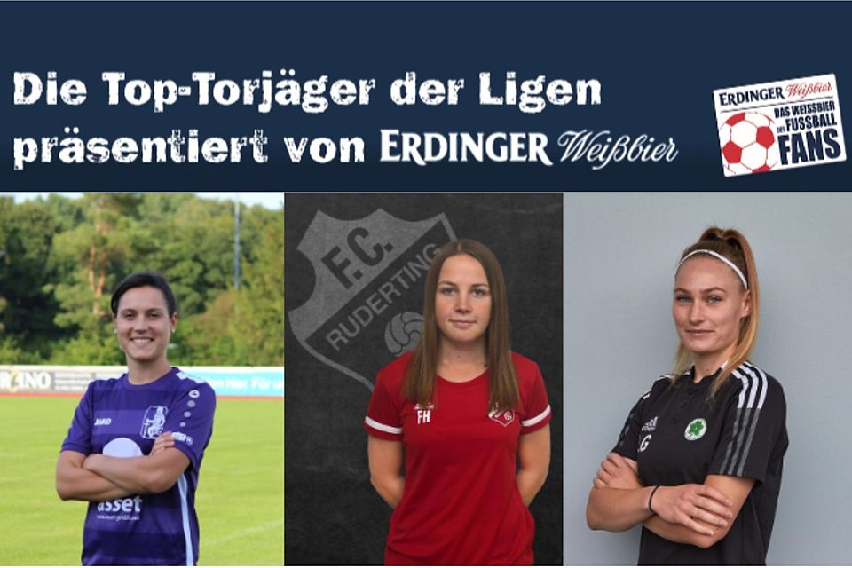 (von links nach rechts) Barbara Rauch (TSV Schwaben Augsburg(, Franziska Höllrigl (FC Ruderting), Lena Grabmeier (TuS Bad Aibling)