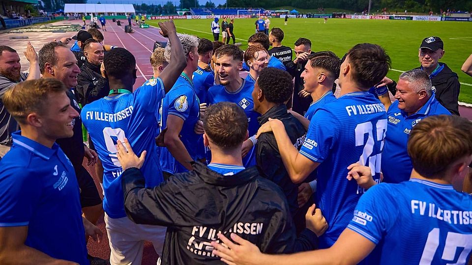 Jubelt der FV Illertissen auch gegen 1860 München?