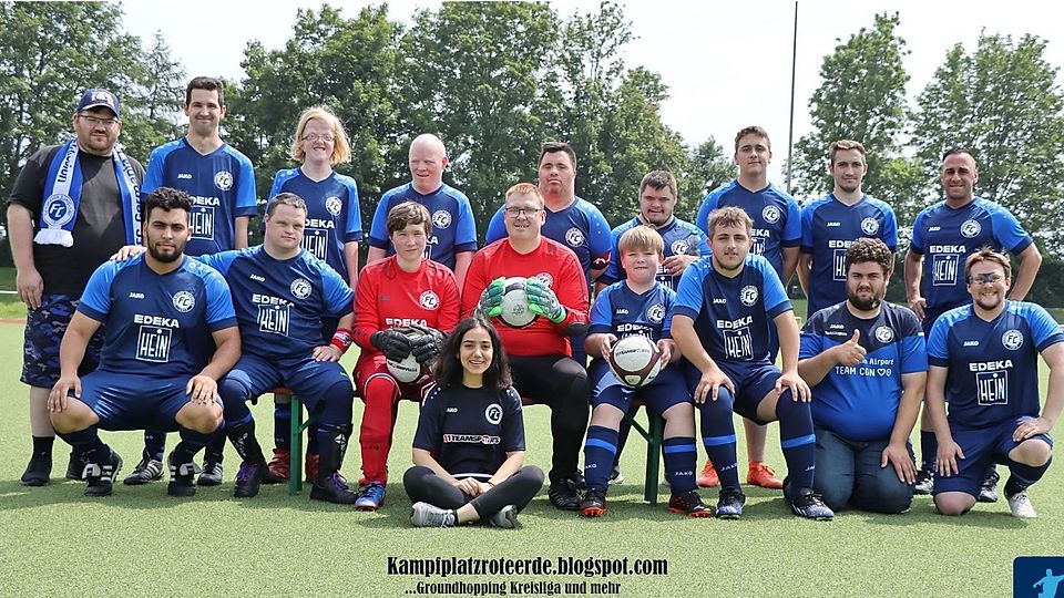 Das Inklusionsteam des FC Germania Zündorf.