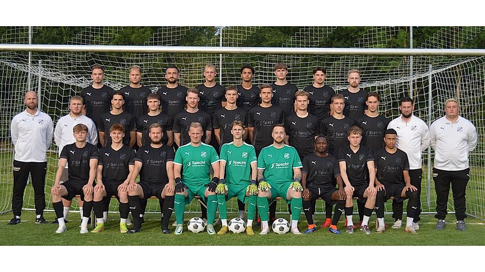 Die Ligamannschaft des SV Wasbek in der Saison 2025-2026. 