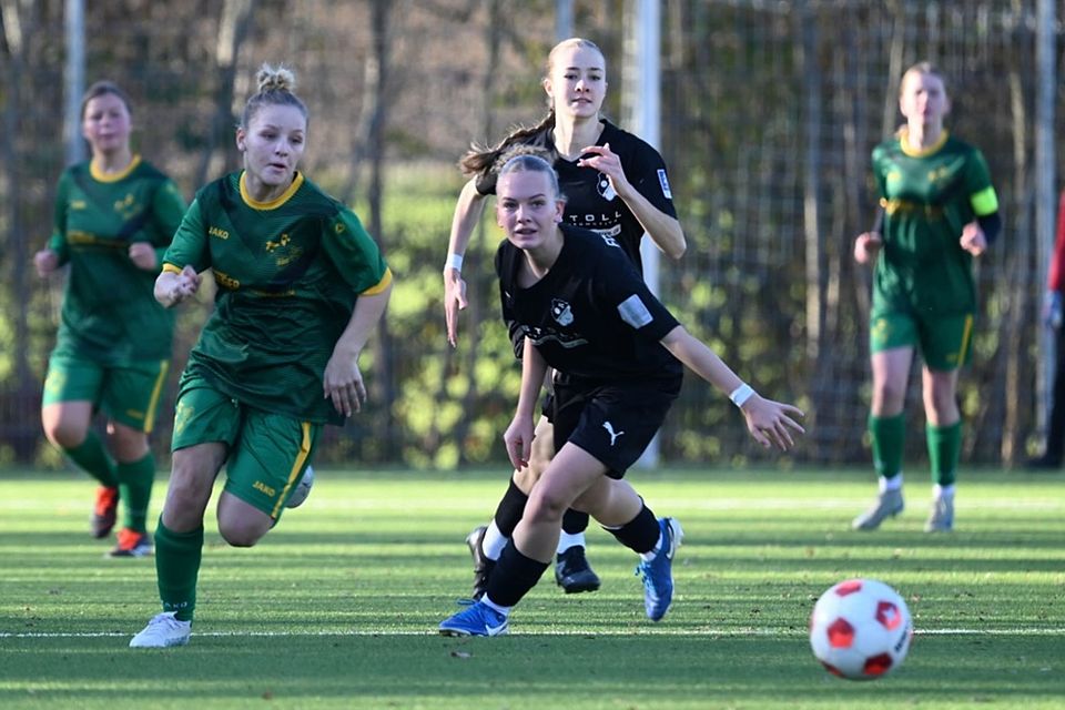  „In der Verbandsliga gut aufgehoben und gefordert“: Die Wittlinger B-Juniorinnen (mit Leni Mayer, vorne, und Yolanda Tomm) haben sich in den Top Vier festgesetzt. | Foto: Carola Ziereisen