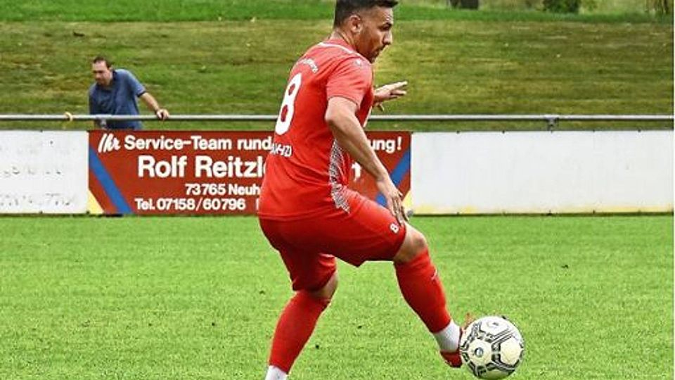 Erstes Punktspiel für den TSV Plattenhardt, und gleich Mann des Tages: Ali Parhizi erzielte fulminant das entscheidende Tor. 