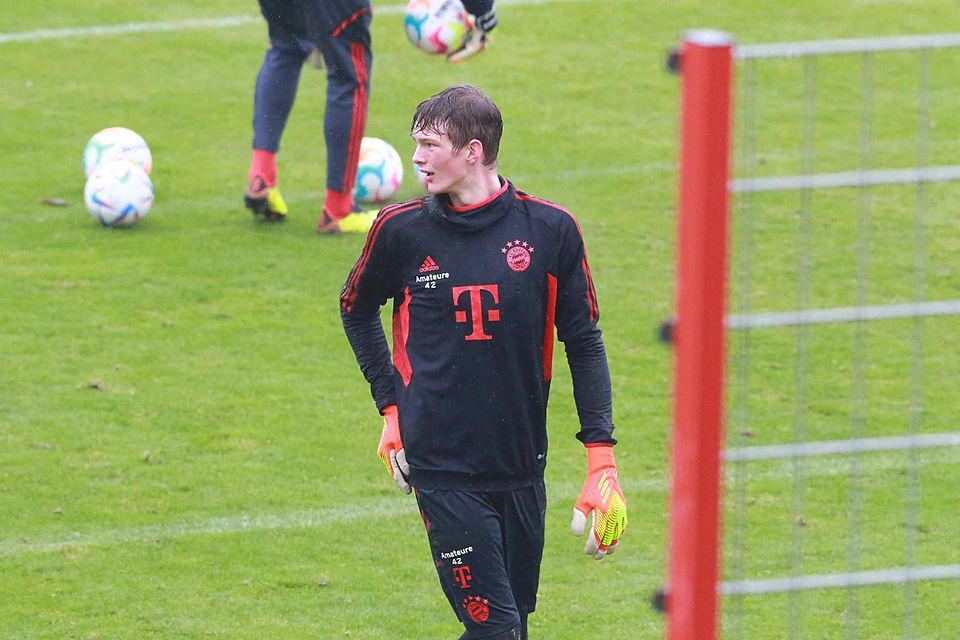 Tom Ritzy Hülsmann konnte auf dem Trainingsgelände des FC Bayern schon auf sich aufmerksam machen.