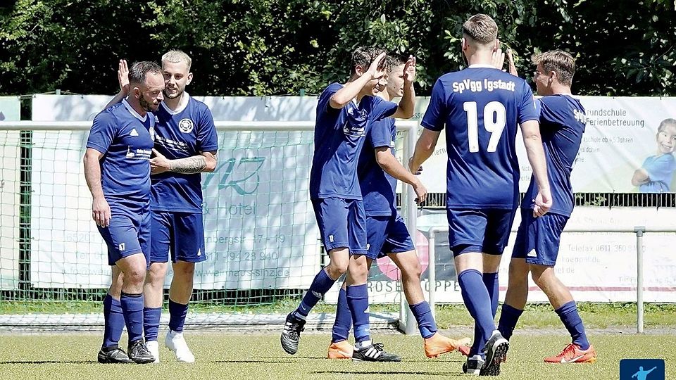 Die Spvgg. Igstadt bejubelte einen 2:1-Derbysieg über den FC Bierstadt II.