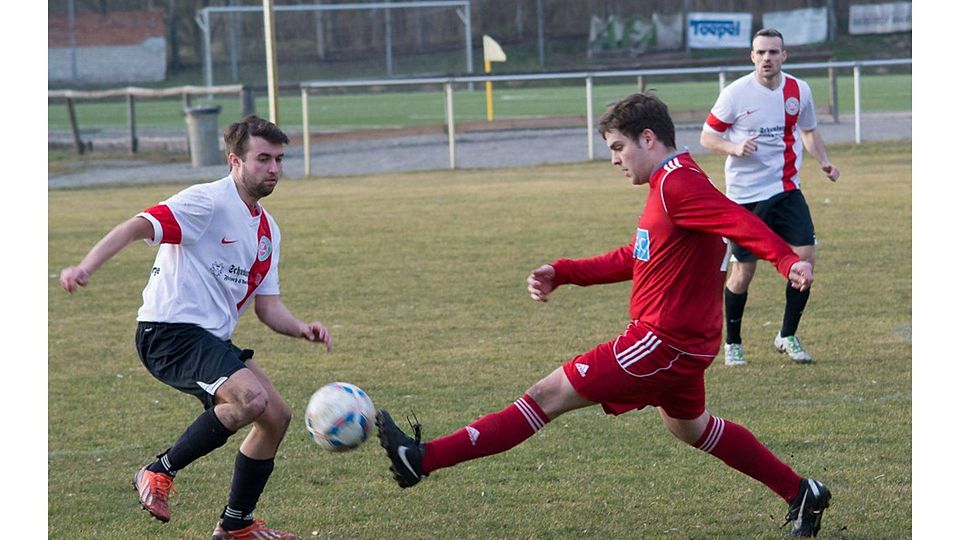 Gehrden (in rot/ Archiv) kam in Brettin mit 1:4 unter die Räder   F: Donau