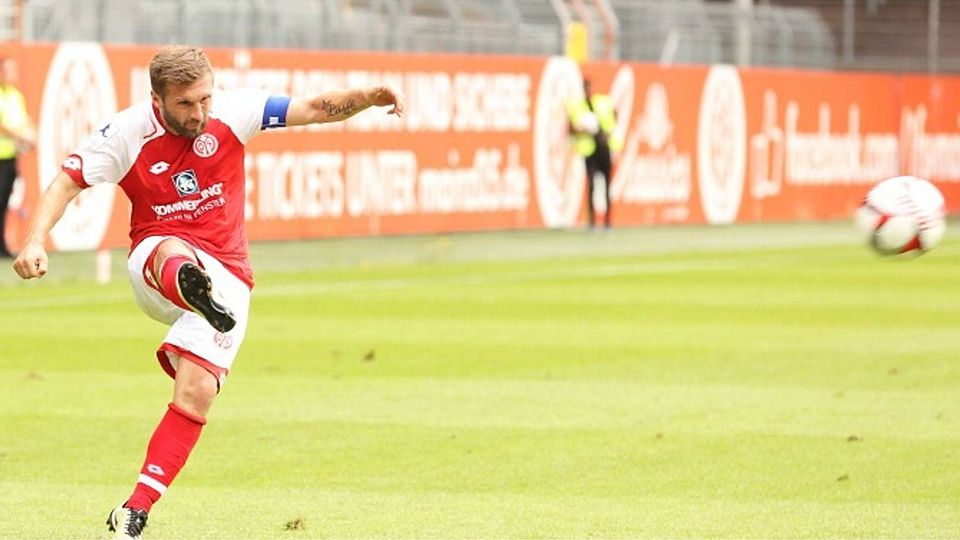 Sebastian Tyrala war in Koblenz der beste Mainzer Feldspieler. Er belohnte sich für seine Leistung mit seinem Treffer in der 31. Minute.