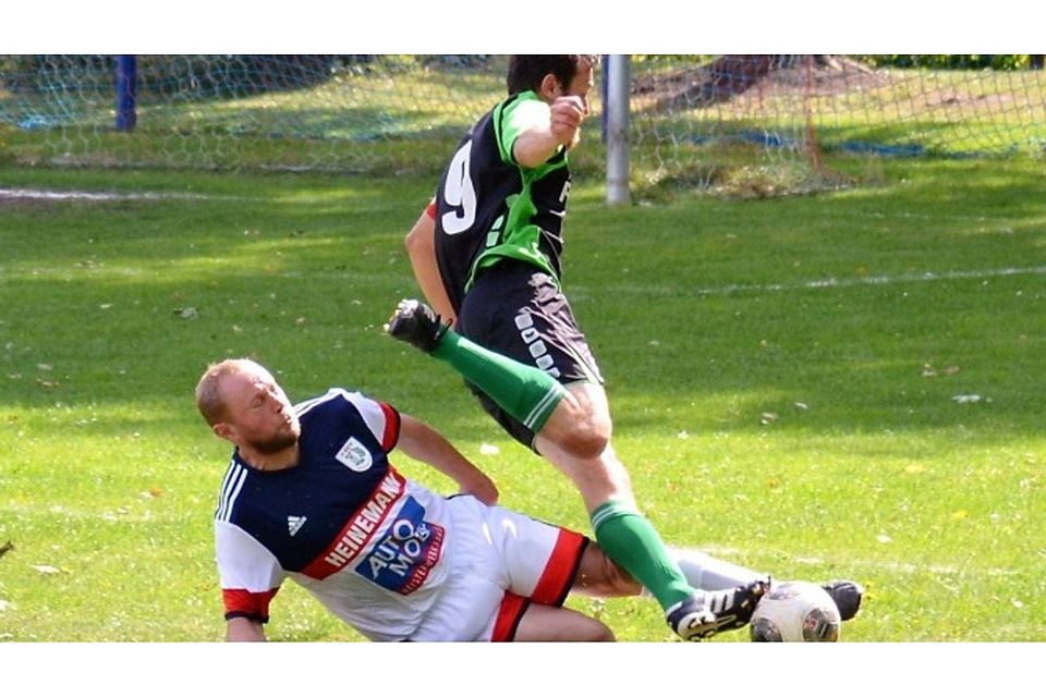 Szene aus dem Spiel Hakeborn gegen Kleinmühlingen/Zens (3:1). F: Schellhas