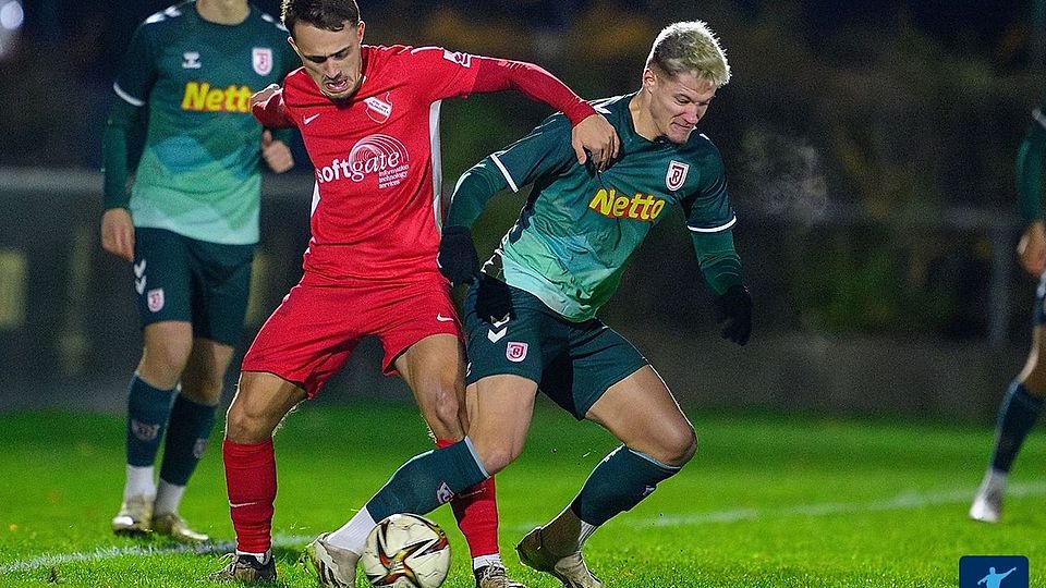 Spielt ab sofort nicht mehr für Jahn Regensburg: Tobias Eisenhuth (rechts).