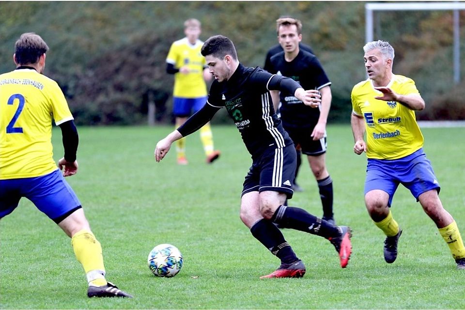 Thorsten Büttner (rechts) als Spieler der SG Oerlenbach/ Ebenhausen
