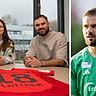 „Die Arbeit mit den Spielerinnen macht mir richtig Spaß“: Bayernliga-Spielmacher Daniel Leugner, hier beim Transfer von Maria Plattner zum FC Bayern, arbeitet im Frauenfußball als Berater.