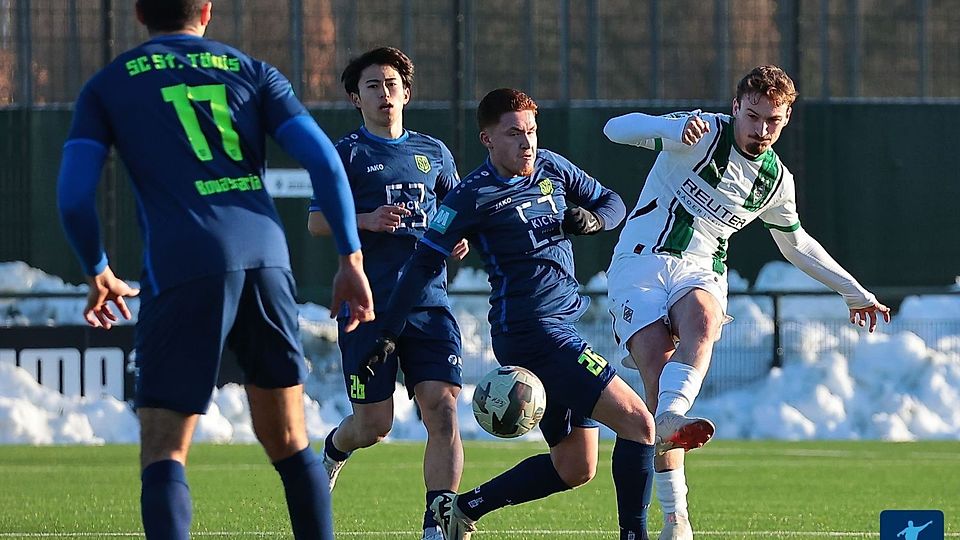 SC St. Tönis holt ein 1:1 bei Borussia Mönchengladbach II.