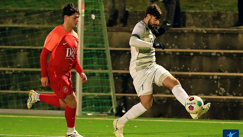 Marco Waldraff traf doppelt für den FV Biebrich beim Auswärtssieg in Marburg.