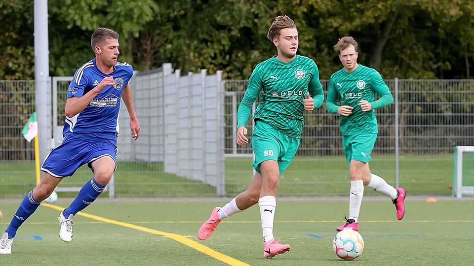 Din Mehanovic (hier noch im Trikot des TSV Klausdorf) erzielt Tore am Fließband.