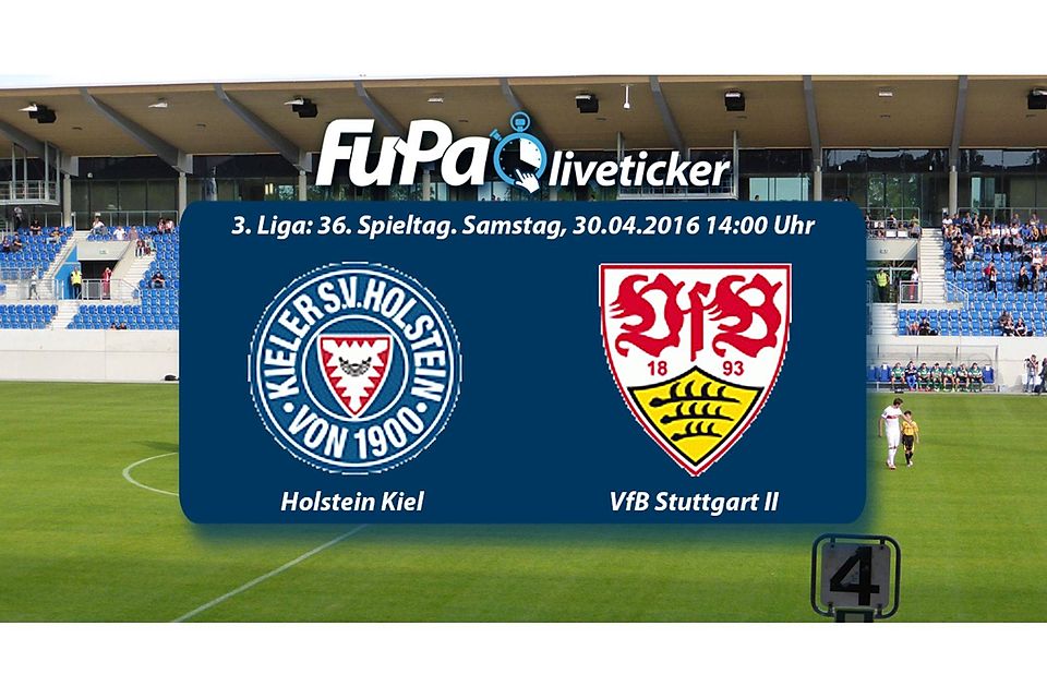 Der VfB Stuttgart II gastiert bei Holstein Kiel. Ab 14 Uhr tickern wir live aus dem Stadion. Foto: Collage FuPa Stuttgart