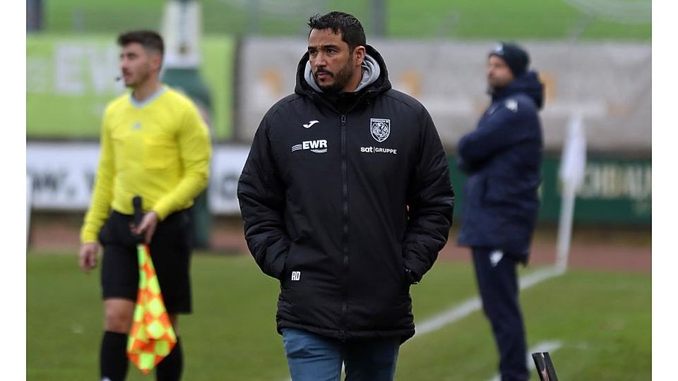 Anouar Ddaou sieht bei Wormatia Worms weitere Entwicklungspotenziale, um die sich der Trainer auch in der kommenden Runde kümmern will.	Foto: Christine Dirigo / pakalski-press