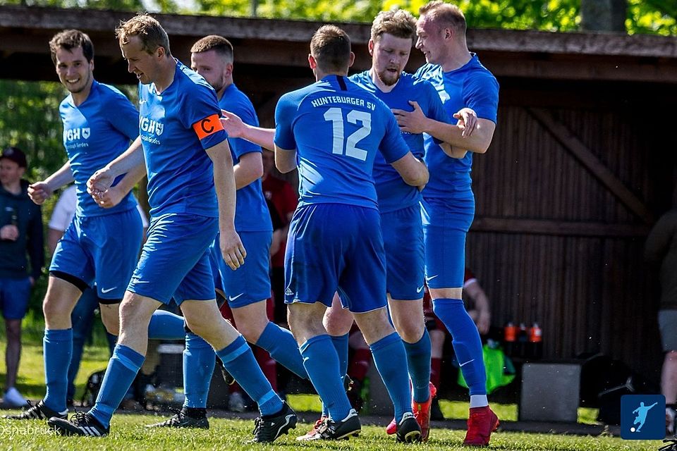 In Torlaune präsentierte sich der Hunteburger SV im Testspiel gegen den TV Groß Mimmelage.