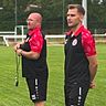 Gemeinsam für Salza an der Seitenlinie: Stev Gösel (links) und Clemens Meinert (rechts).