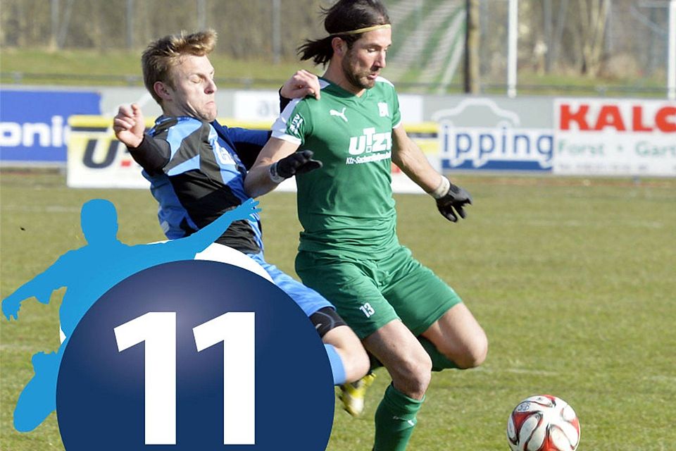 Umut Karakurt (rechts) vertrat den TSV Burgau 14 Mal in der FuPa-Elf der Woche - und steht auch in der FuPa-Elf des Jahres.   F.:  Ernst Mayer