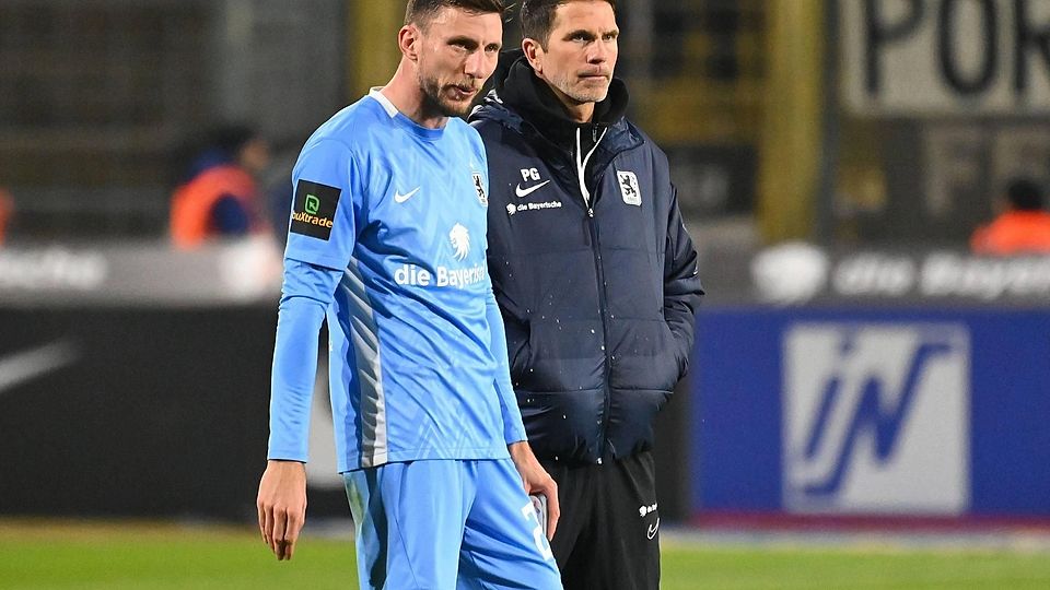 Philipp Maier (li.) und Patrick Glöckner bleiben im Kampf um den Klassenerhalt optimistisch.