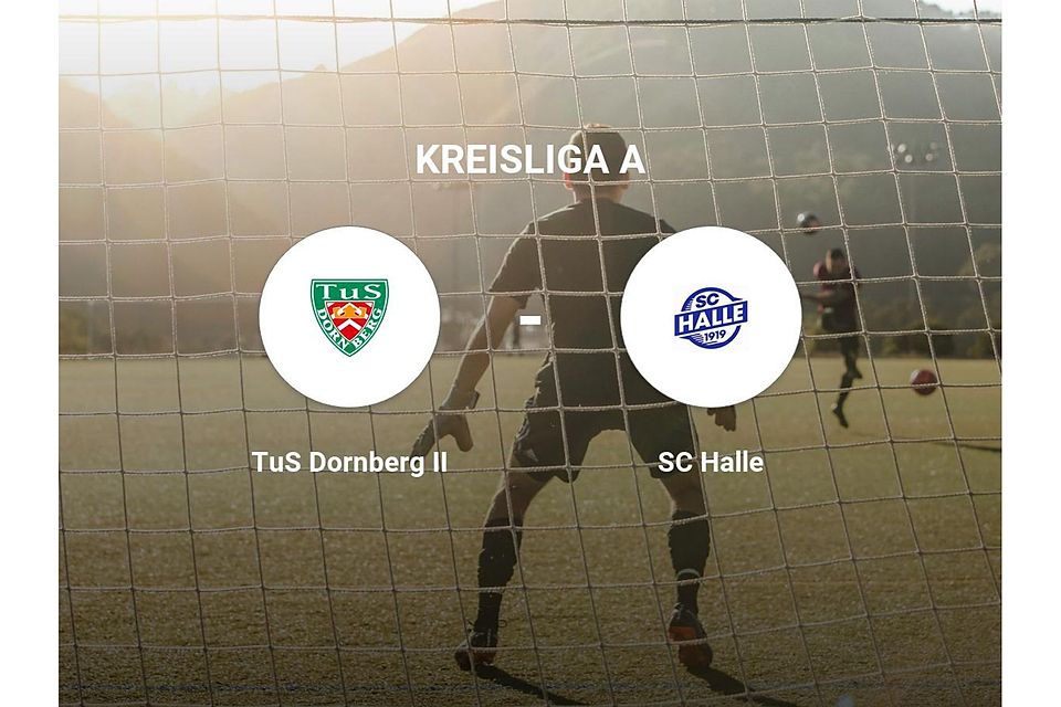 TuS Dornberg II gegen SC Halle