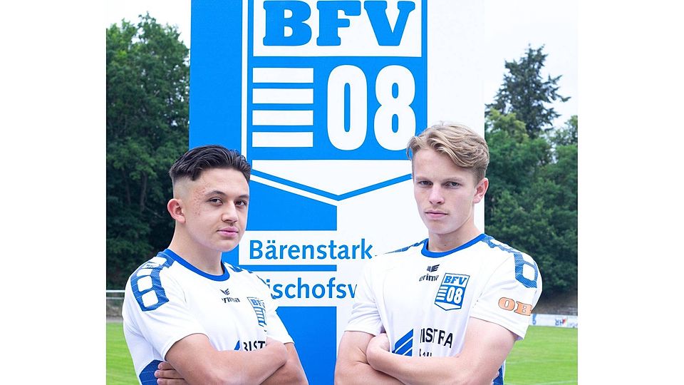Neu im Schiebocker Aufgebot für die anstehende Spielzeit 2020/2021: Richard Stirz und Leon Hahn (von links).