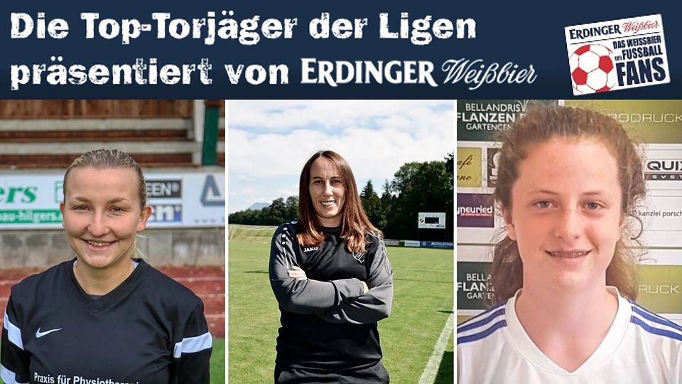 Isabella Albanstetter (l.) und Katrin Zellner (M.) teilen sich mit dem Duo aus Eiselfing den ersten Platz - Cäcilia Detsch zog mit ihrer Trainerin auf Platz zwei gleich.