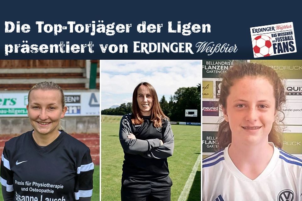 Isabella Albanstetter (l.) und Katrin Zellner (M.) teilen sich mit dem Duo aus Eiselfing den ersten Platz - Cäcilia Detsch zog mit ihrer Trainerin auf Platz zwei gleich.