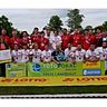 Der FC Ergolding setzte sich die Pokalkrone im Fußballkreis Landshut auf  Foto: Helmrich