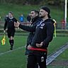 Erwarten mit ihrer Mannschaft am Freitagabend den FV Dudenhofen: TSG Pfeddersheims Trainer Mario Cuc und Sebastian Kaster. 	Foto: Foto: Christine Dirigo/ pakalski-press