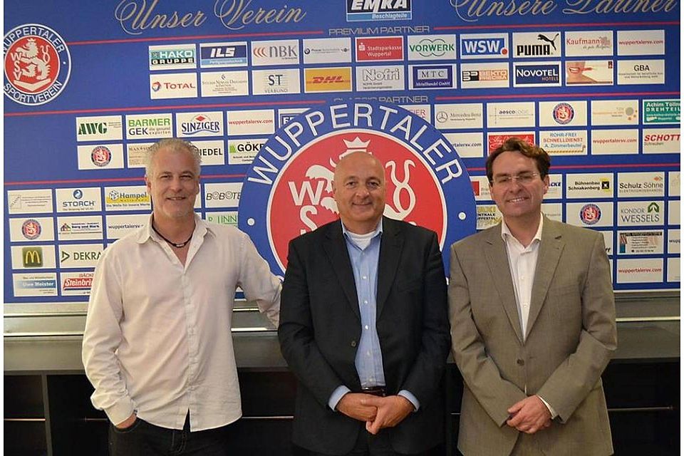 Die WSV-Vorstandsmitglieder (v.li.) Achim Weber, Alexander Eichner und Lothar Stücker. Es fehlt Bernd Gläßel. Foto: Jochen Classen