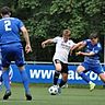 Nach Kamil Hutyras (in weiß) Treffer hatte der SSV Havelwinkel Warnau in Dölau lange in Führung gelegen.