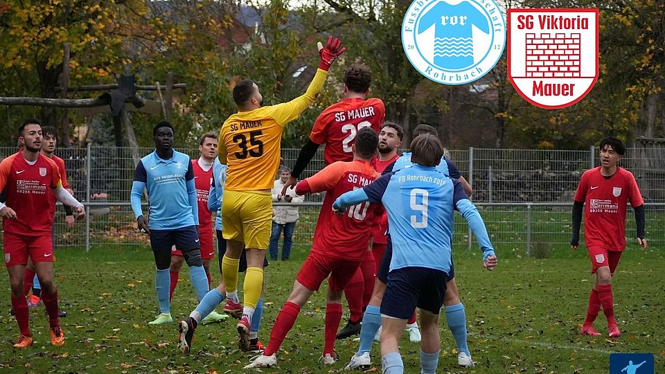 Im Hinspiel siegte Rohrbach klar mit 3:0 in Mauer.
