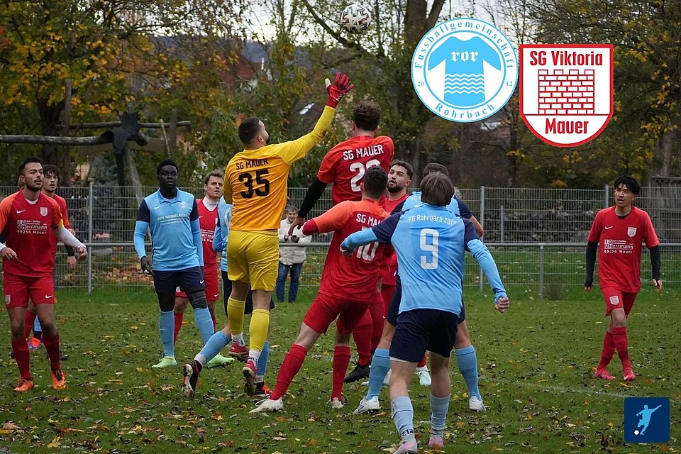 Im Hinspiel siegte Rohrbach klar mit 3:0 in Mauer.