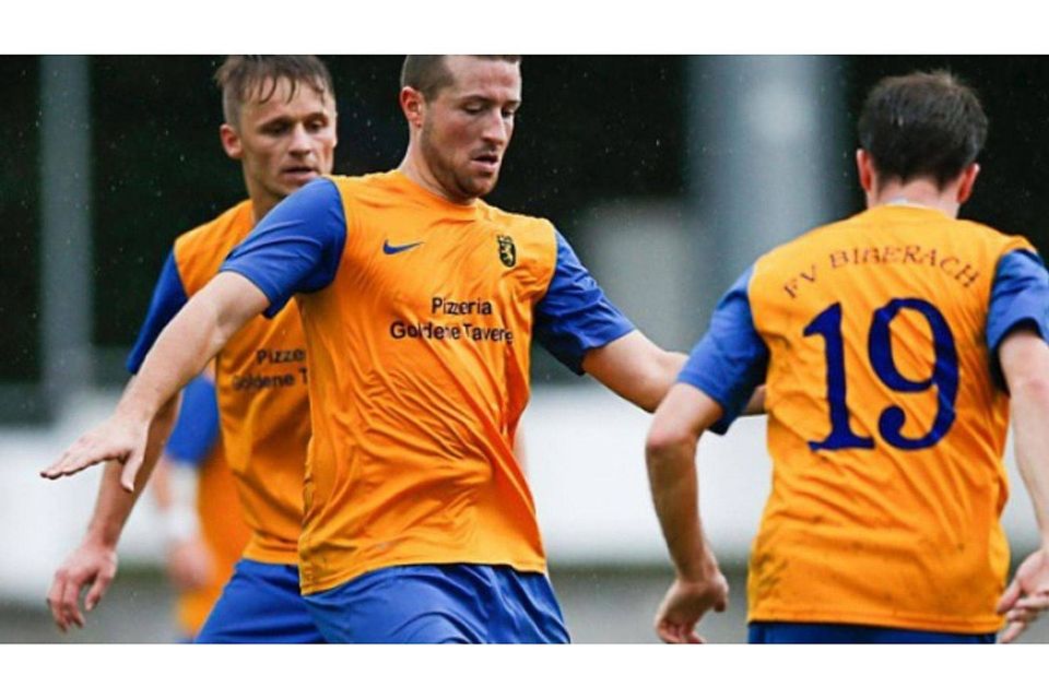 David Haberbosch wird wie Oliver Remke in der Restrunde wieder für den FV Biberach in der Landesliga spielen. Beide sind reaktiviert worden. SZ-Archivfoto: Volker Strohmaier