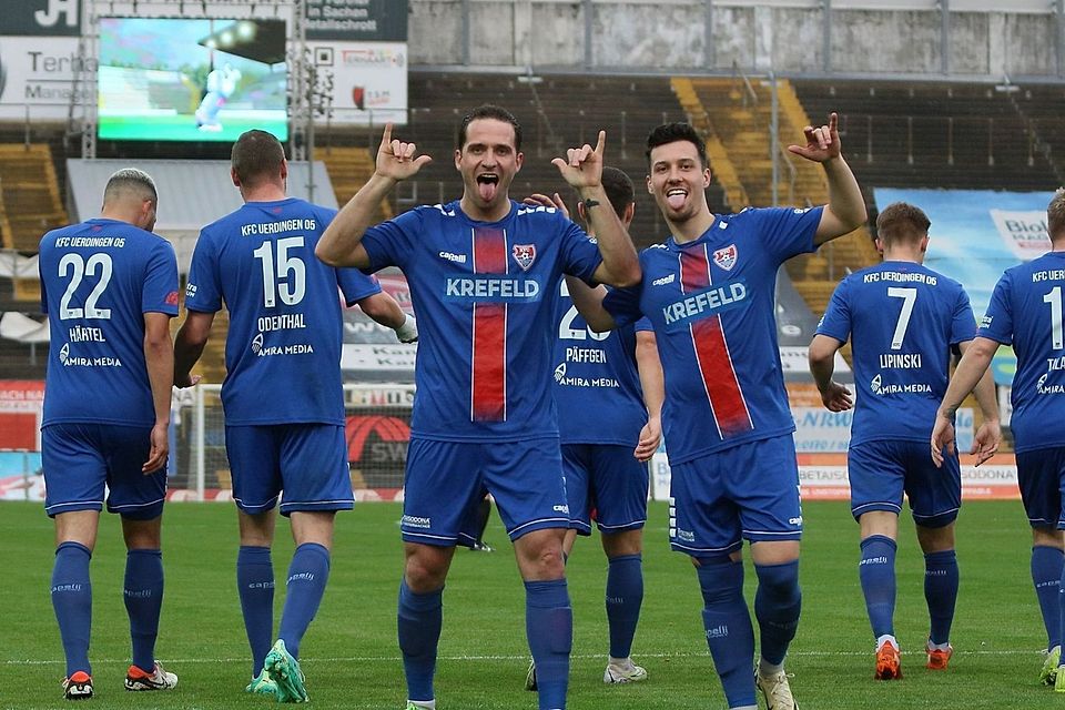 Beim KFC Uerdingen gibt es aktuell gute Laune. Beim KFC Uerdingen gibt es aktuell gute Laune.