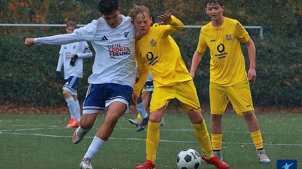 Die C-Junioren des SC St. Tönis spielen unenschieden gegen Neuss.