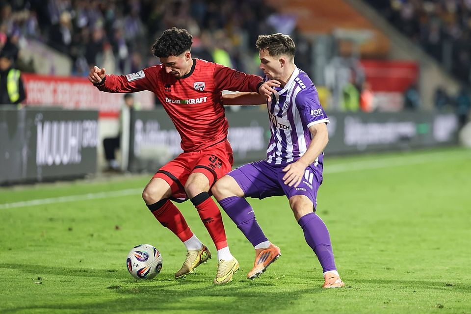 Davide Sekulovic (li.) verstärkt die SpVgg Bayreuth bis Saisonende.