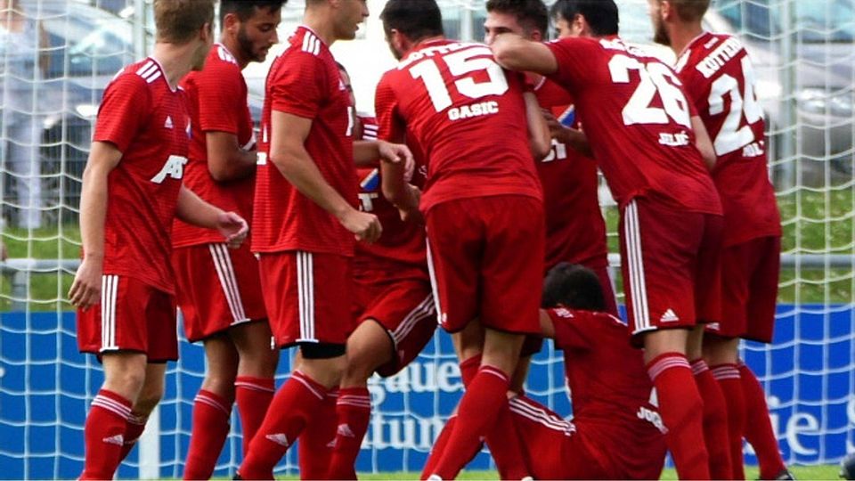 Verschworene Einheit: Der TSV Kottern würde im Erfolgsfall die Regionalliga ins Visier nehmen. F: Schwendinger