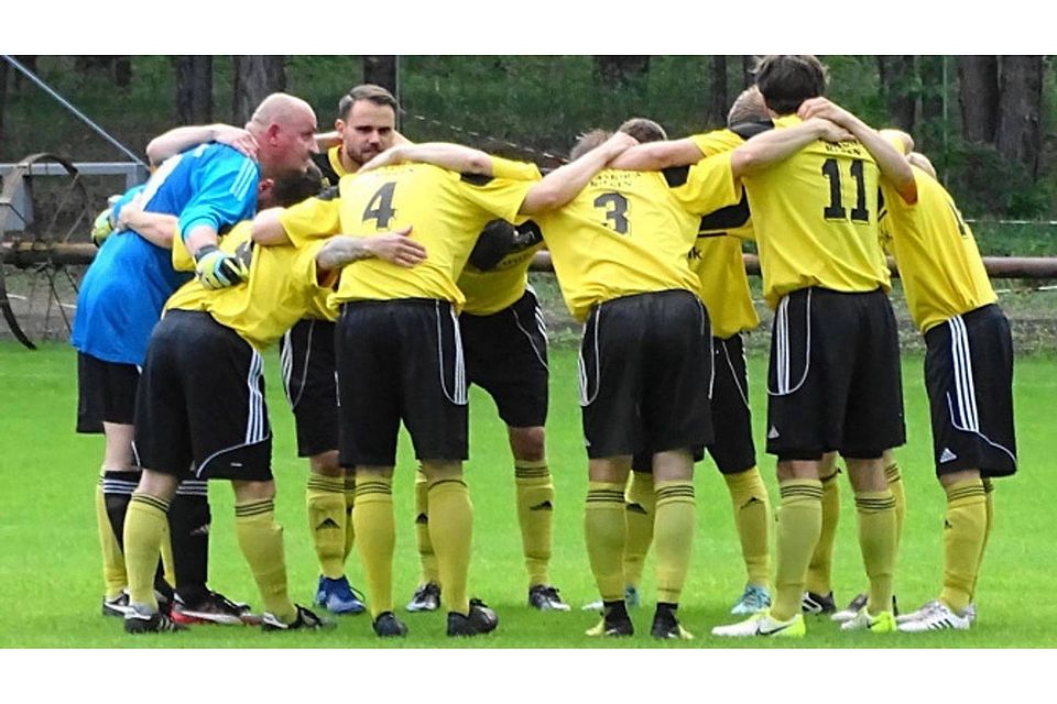 Das Team von SV Astoria Rießen will unbedinngt im Pokal erfolgreich sein.  ©R Domke